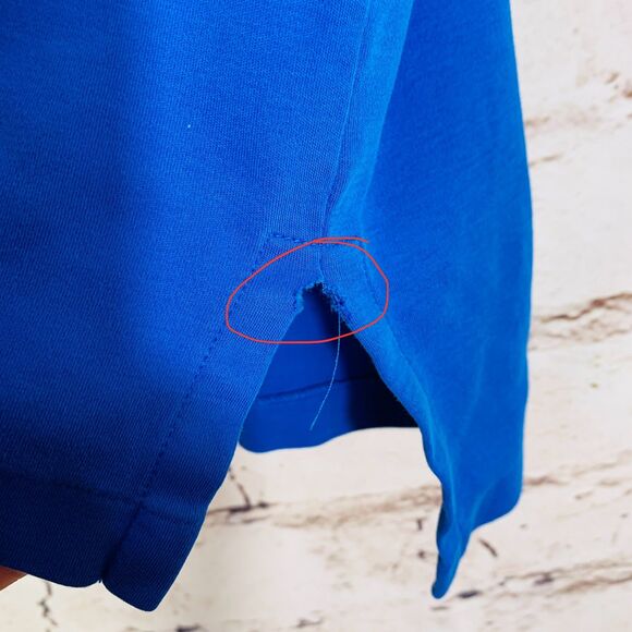 Polo Ralph Lauren XL Blue Cotton Pima Soft Touch Polo Shirt Classic Fit Preppy - Picture 5 of 12